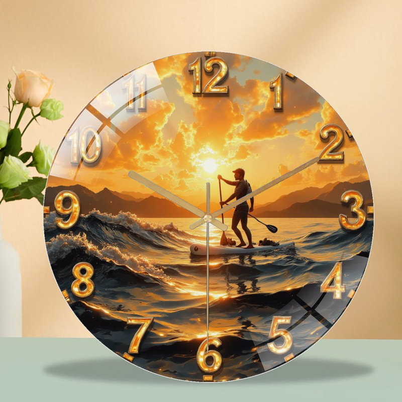 Horloge murale Sunset
