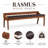 Aybri Faux Leather Upholstered Bench-1913956300