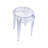 Olean 18" Modern Plastic Short Stool, Sleek Backless Makeup Vanity Seat & Small Space Kitchen Counter Stool-663307615