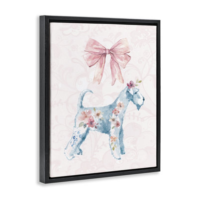 Cadre flottant Pastel Dog Glam, design par Carol Robinson