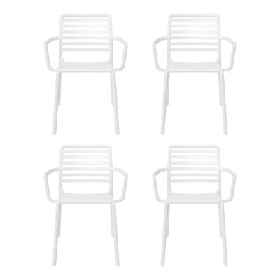 Outdoor Stacking Dining Armchair (Set Of 4)