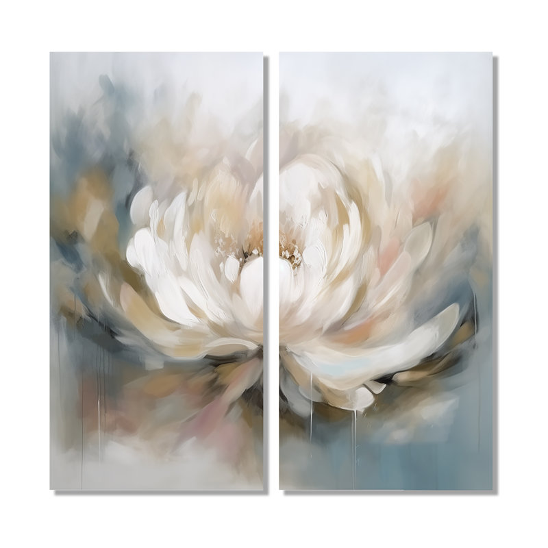 Lemire - Lotus, art mural, 20" H x 24" W, Wrapped Canvas, Does Not Apply