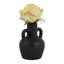 Vase décoratif décoratif en terre cuite Boho Bud - Vase à fleurs texturé avec poignées-1391737747