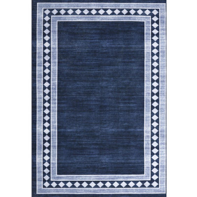 Tapis à motif géométrique moderne 10 x 13 po