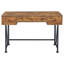 Bureau d'écriture à 3 tiroirs Antique Muscade et noir