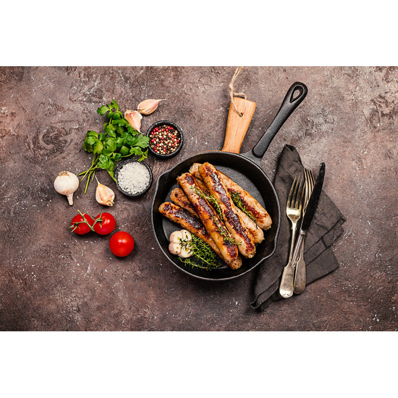 Grilled Sausages by Roxiller - Wrapped Canvas Print, 51cm H x 76cm W x 3.8cm D