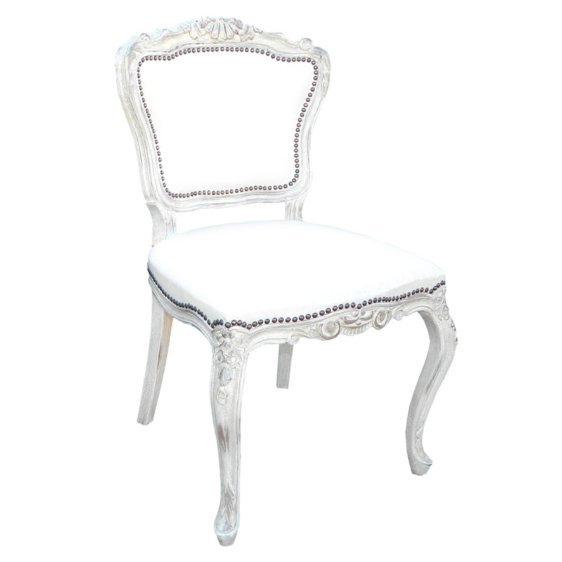 Chaise rembourrée Katherine, Blanc