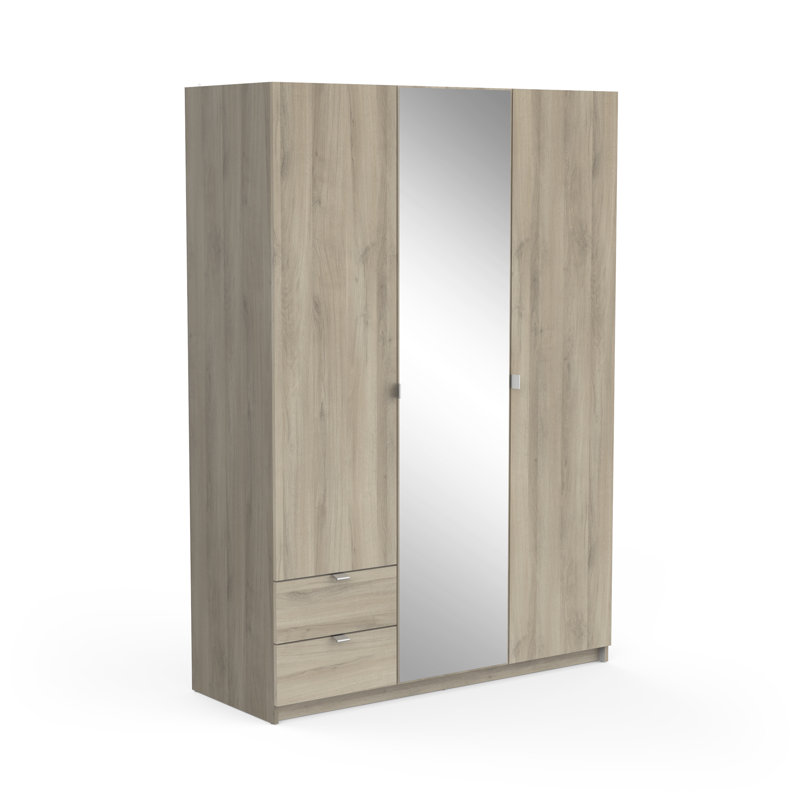 Birkan 3 Door Manufactured Wood Wardrobe