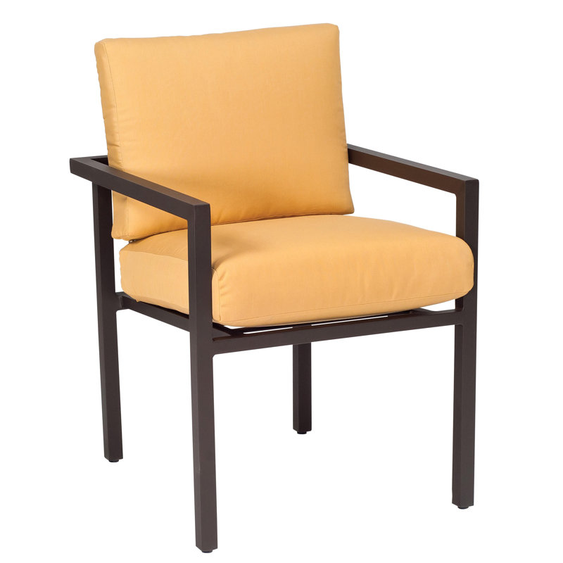 Dining Arm Chair - Stackable, Canvas Spa, Graphite