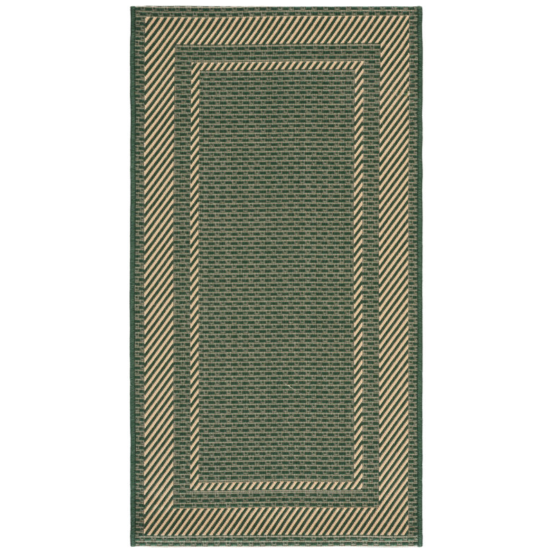 Courtyard Power Loom Performance No Pattern Indoor Rug, 2'-7" x 5'-0" Rectangle