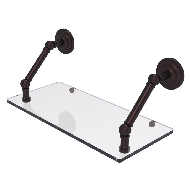 Jhene Bracket Shelf, Antique Bronze, 8" H x 18" W x 8" D