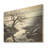 Moody Lake Fog Charm - Lake River Wood Wall Art On Natural Pine Wood-1646558005