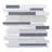 Iron Staircase Marble Slate & Glass Random Strips 12-In X 12-In Glass Mosaic Wall Tile(1-Sq. Ft/ Piece)-118608171