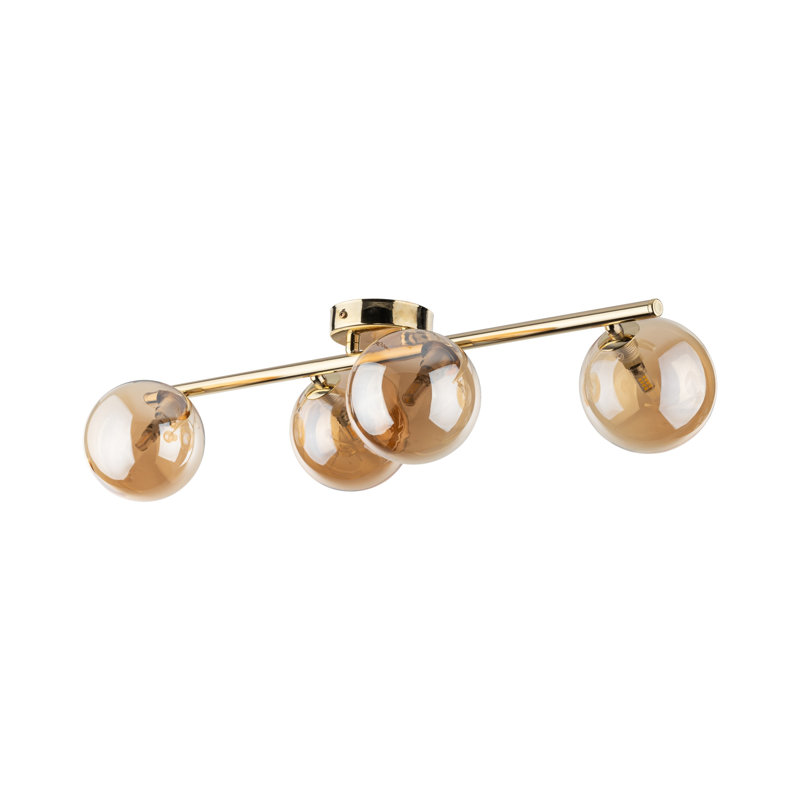 Aspers Glass Semi Flush Mount