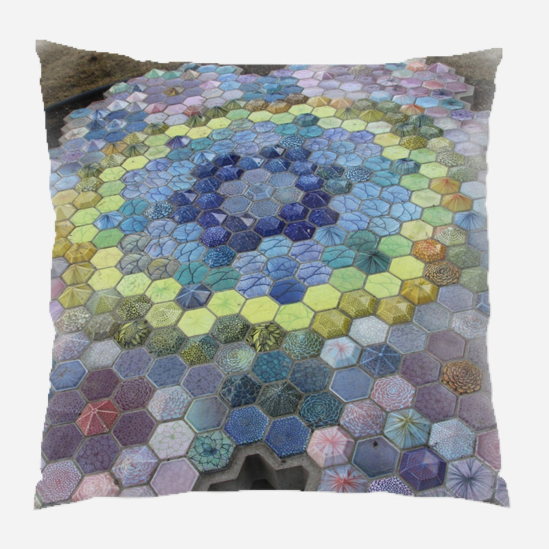 Coussin mosaïque