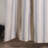 Garlan Cotton Blend Striped Shower Curtain with Liner Included
