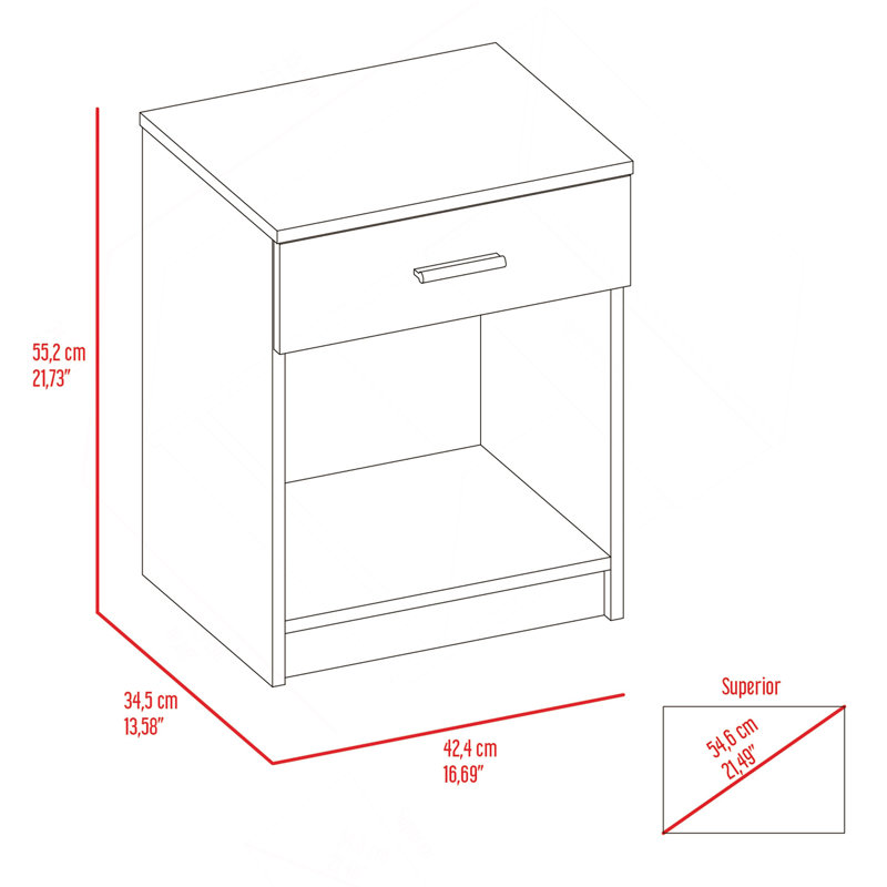 Armoire à linge Phoenix, quatre tablettes