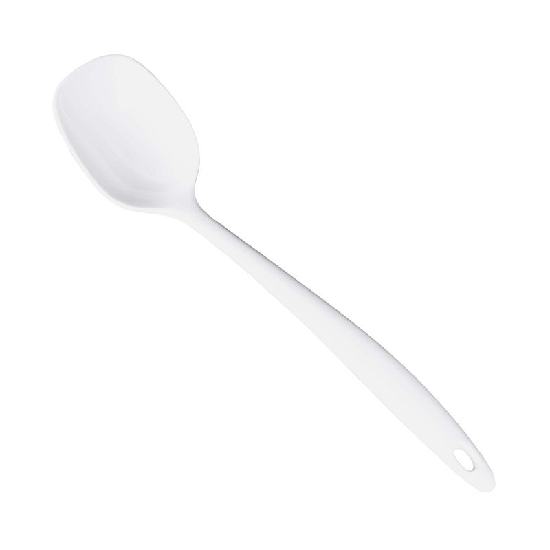 Melamine Serving Spoon, White