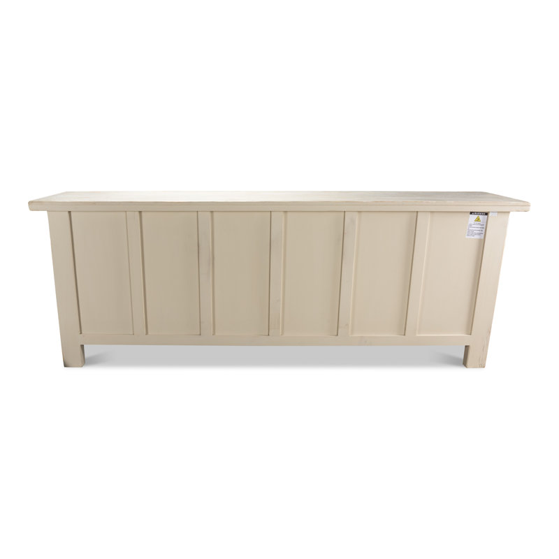 Persian 98'' Antique White Solid Wood Sideboard