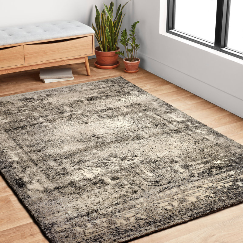 Abbie Abstract Indoor Rug, Rectangle 3'10" x 5'7"