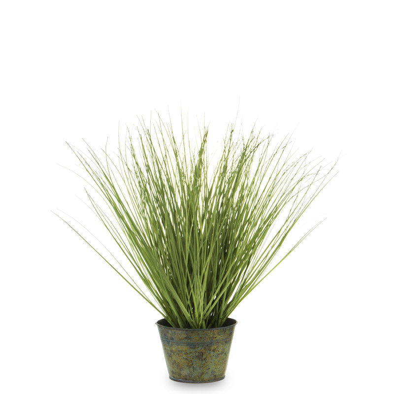 45cm Faux Evergreen Grass in Pot
