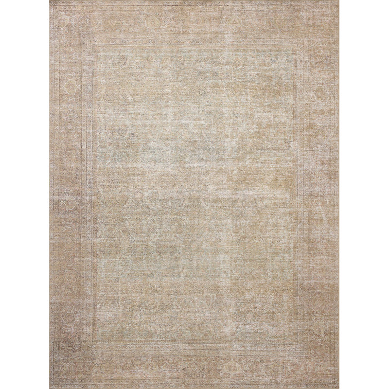 Amber Lewis x Loloi Cambria Multi / Natural Area Rug, Rectangle 5' x 7'6"