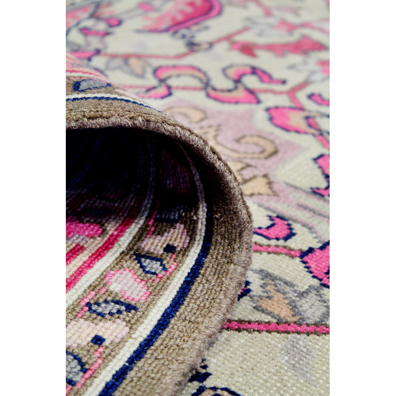 Amritsar One-of-a-Kind 7'10" X 9'10" 1940s Wool Area Rug in