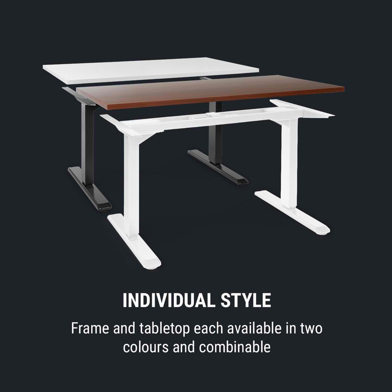 Adjustable Metal Base Standing Desk