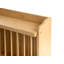 Wall-Mounted Dish Rack MADELEINE Bamboo Light Brown