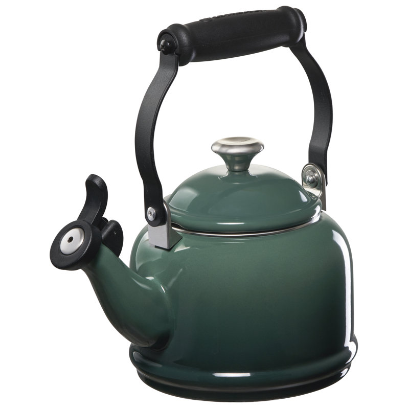 Demi 1.25 Qt. Enamel on Steel Tea Kettle, Artichaut