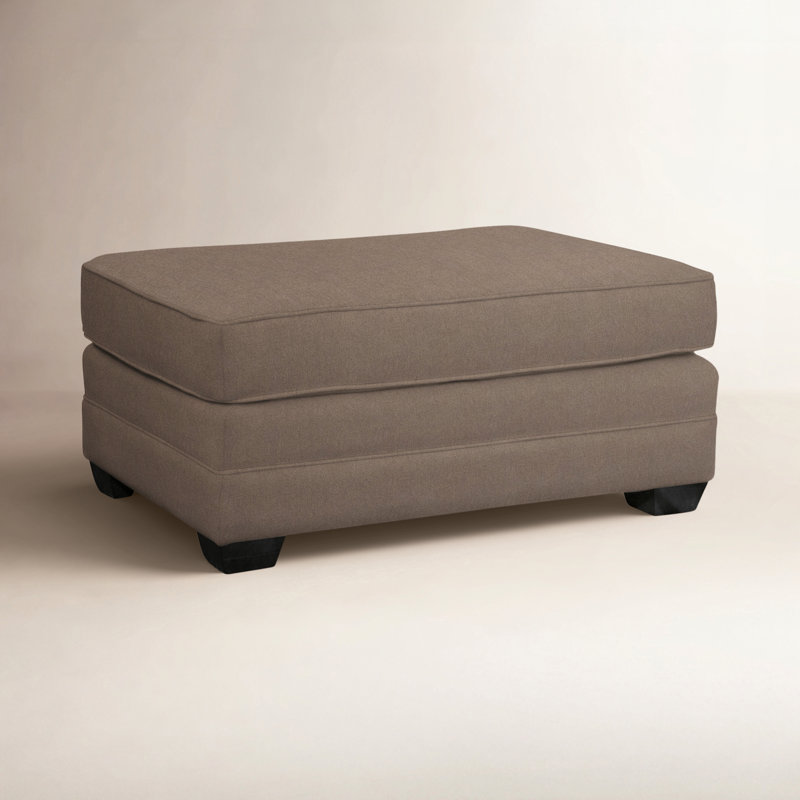 Bedford Upholstered Ottoman, Elite Ash; 0321-83, Mineral