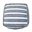 Pouf en tissu fabriqué à la main Lani, repose-pieds polyvalent et confortable ou siège supplémentaire pour tout décor