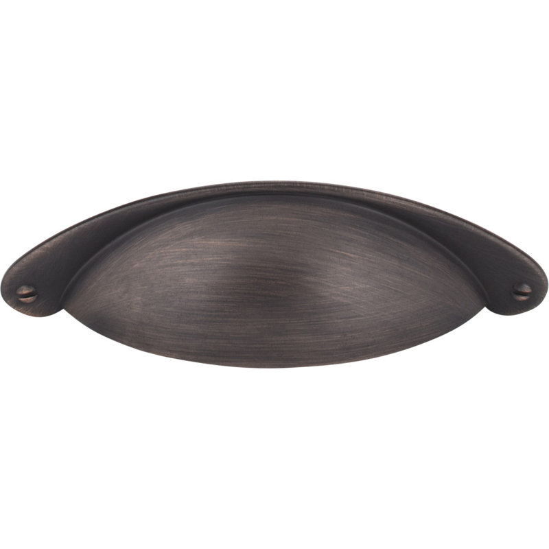 Lyon 3" Center to Center Cup/Bin Pull, Brushed Oil Rubbed Bronze