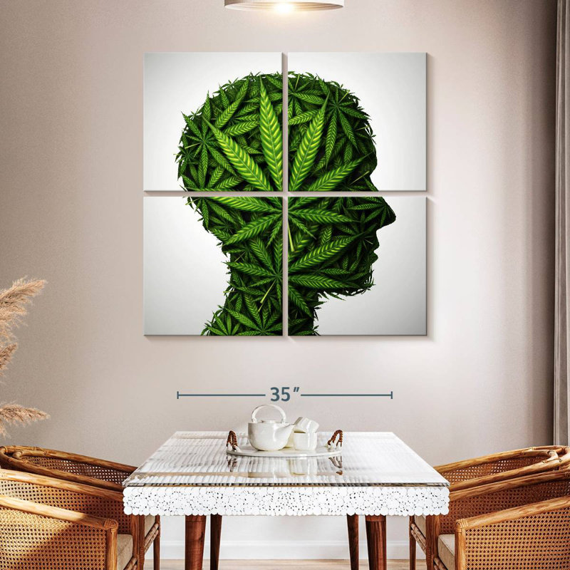 Marijuana Minded, 45" H x 45" W