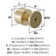 Poignée d'armoire Balon (25 mm) de diamètre-111952566-111952570