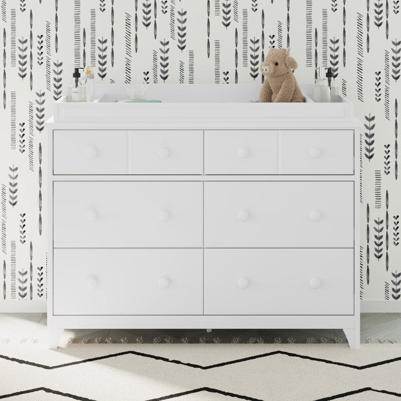 Commode à langer Moss, Blanc