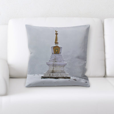 Microsuede Reversible Throw Pillow