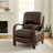 Hardge Genuine Leather Manual Standard Recliner-1738687456