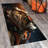 Soft Non Woven Floral Printed Area Rug with Intricate Design for Living Room Bedroom or Dining Room-114334084