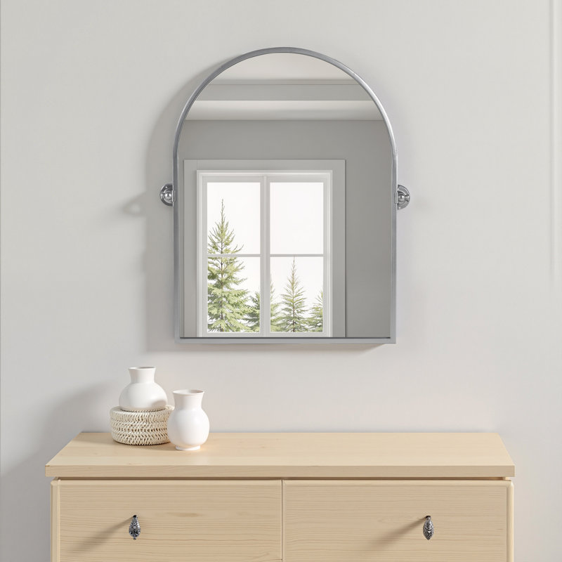 Miroir mural Avais, 36 po x 24 po, Silver