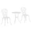 Outsunny 3 Piece Patio Bistro Set Outdoor Table Set with Umbrella Hole-1995739934