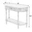 Danielle Marble 40" one- drawer Console Table-973153451