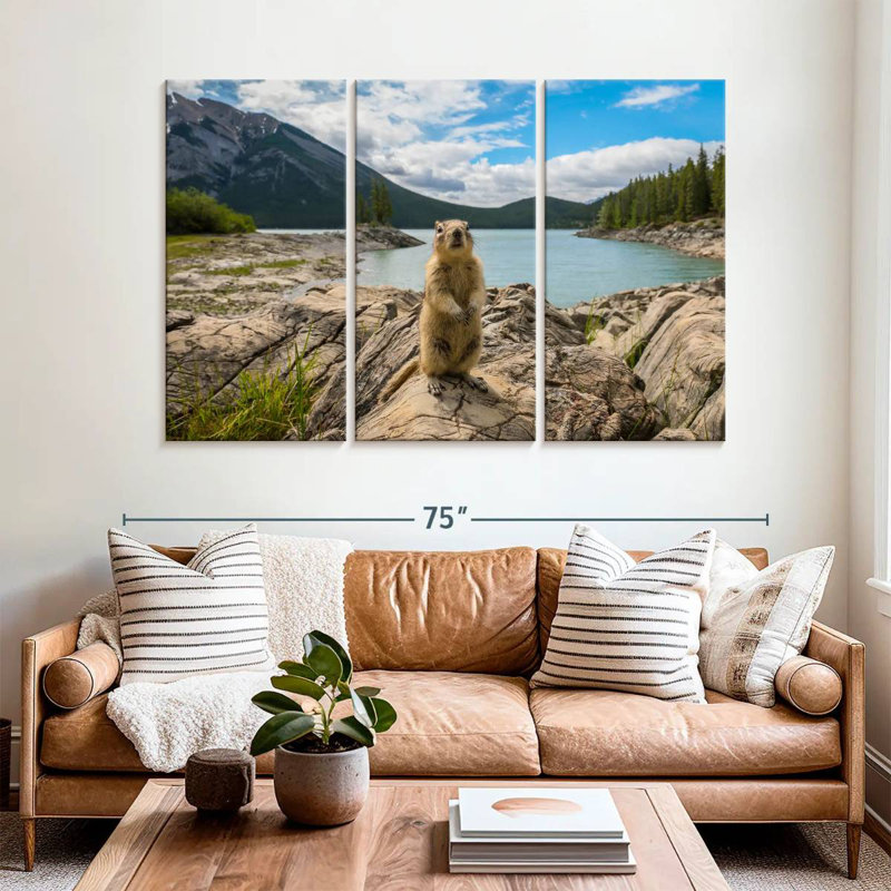 Brampt Adorable Chipmunk, 42" H x 65" W
