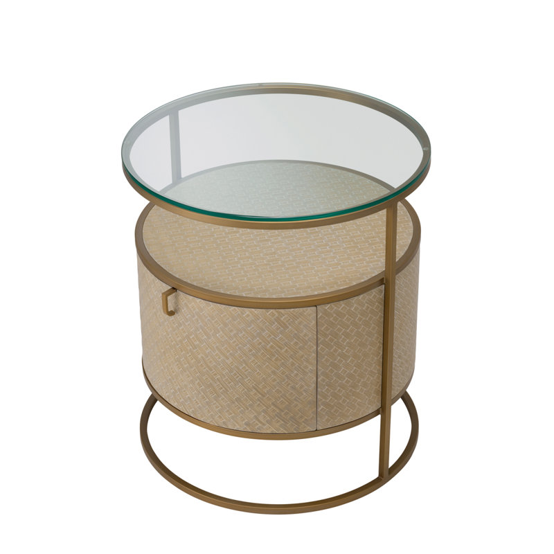Napa Valley Glass End Table