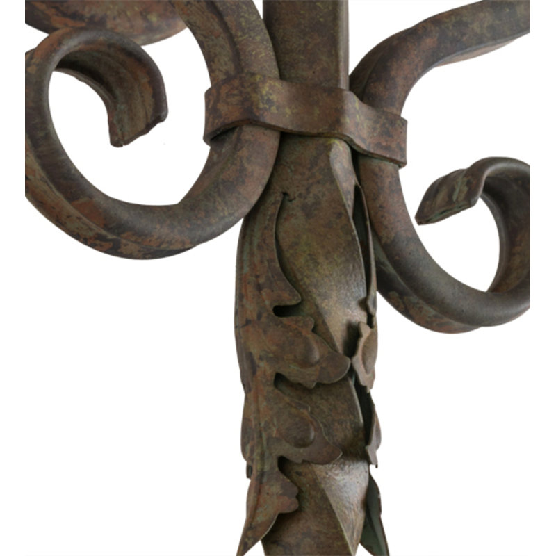 Palmira 3 - Light Candle Wall Light, Organic Rust