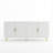 64.8" White Fluted TV Stand with Gold Handles, Minimalist Storage Media Console Cabinet for TVs up to 75"-1693535596