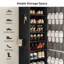 Armoire de rangement pour chaussures 71,06 pouces avec tablettes réglables-1611874757
