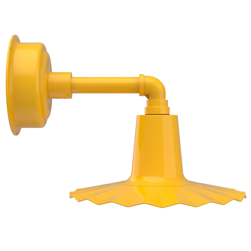 Luminaire de grange d’extérieur Iris, Jaune