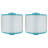 Hurricane 2 Pack Replacement Spa Filter for Pleatco PBF35-M & Unicel 8CH-950