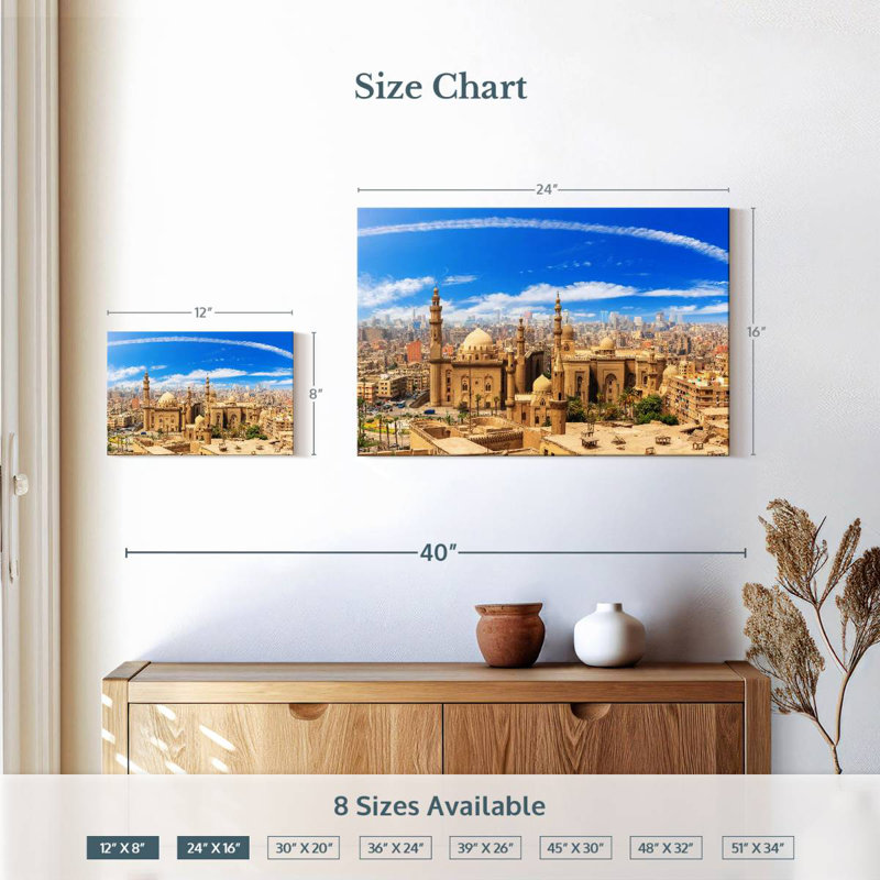 Cairo Citadel Panorama, 16" H x 24" W